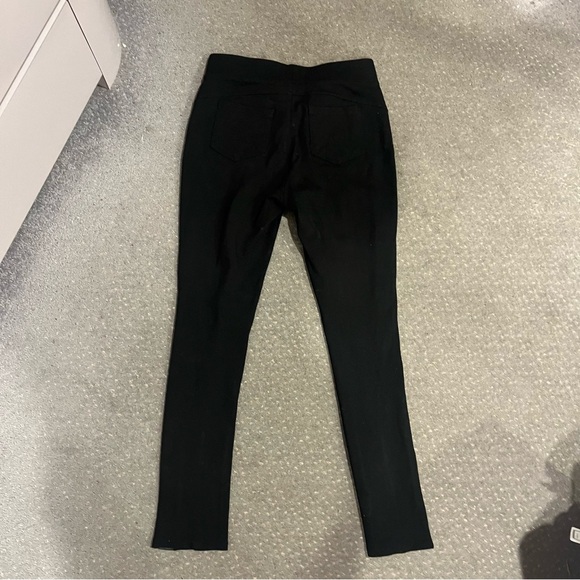 GUESS Black Leather Accent Work Pants - Picture 5 of 8